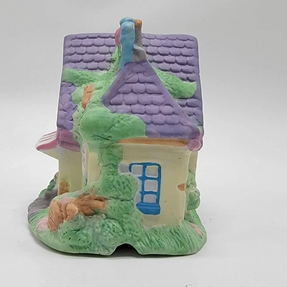 Easter Bunny Flower Shop Mervyn's 1994 Village Square Lighted House Cottages